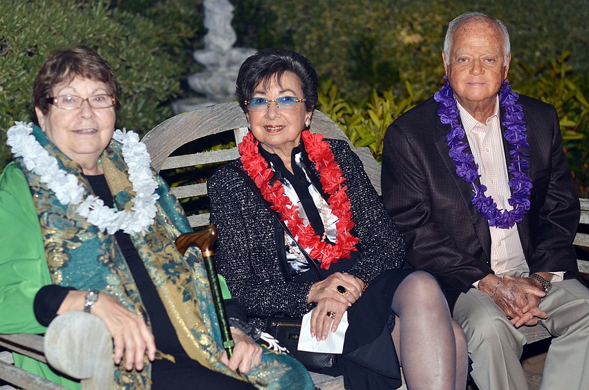 Marjorie Sandy with Gail and Richard Rubin