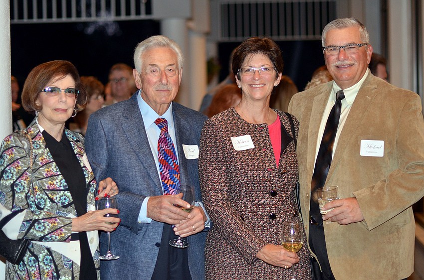 Hosts Toby and Noel Siegel and Karen and Michael Valentino