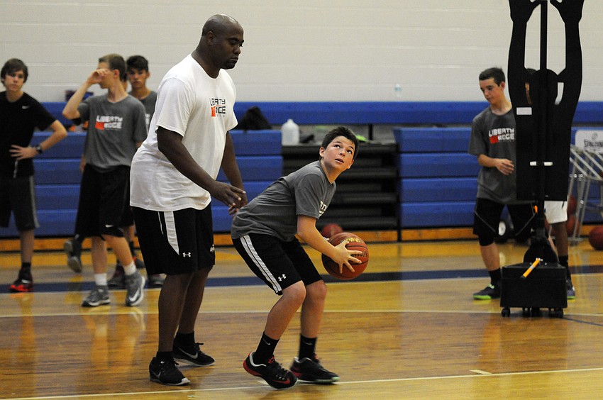 ODA freshman Declan McCann enjoyed learning more about the game and working with the coaches.