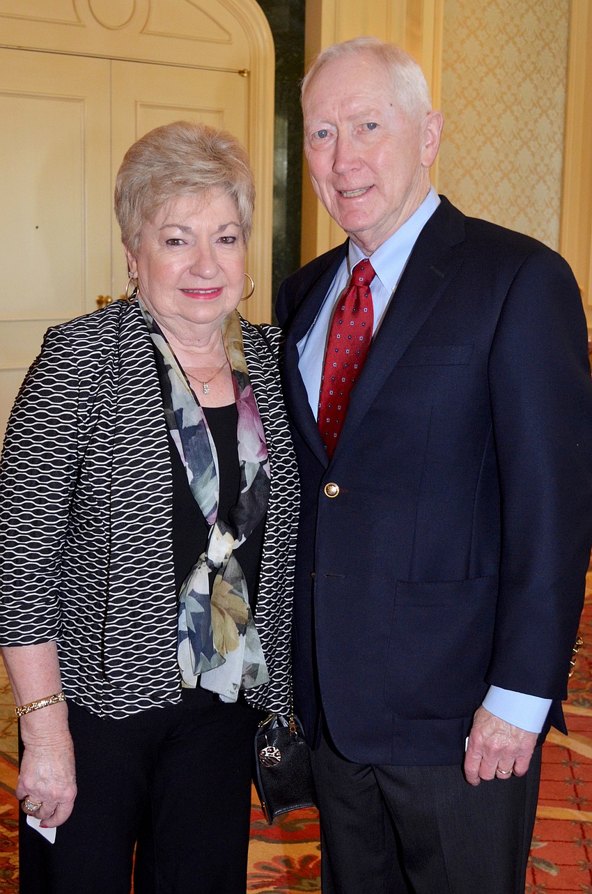Honorees Gordie and Elton White