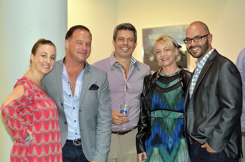 Courtney Franklin, George Kappello, Brook and Karen Misantone and Roger Capote