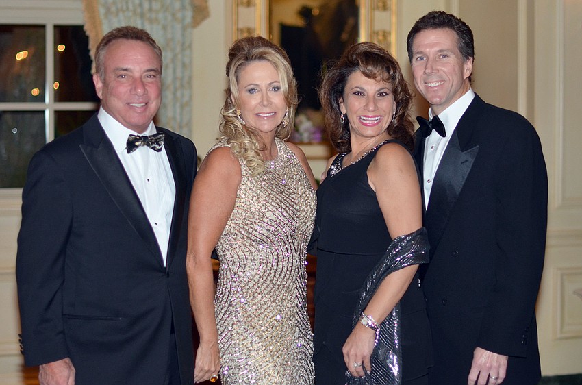 Larry Greenspon and Mary Gratehouse with Shelly and Jack Glenn