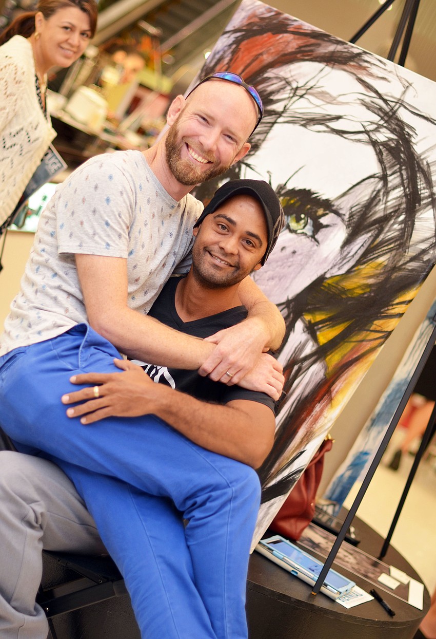 Artists Zach Gilliland and Javo Rodriguez