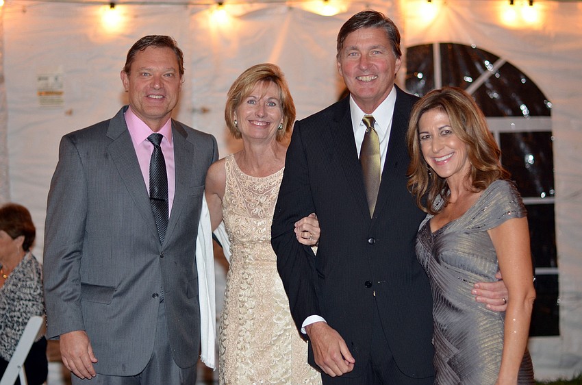 Stan and Mary Hart with Bob and Kim Walters