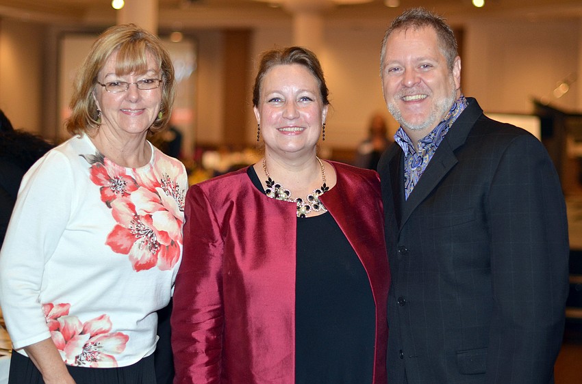 Judith Bell, featured artist Mary Wilson and Joseph Caulkins