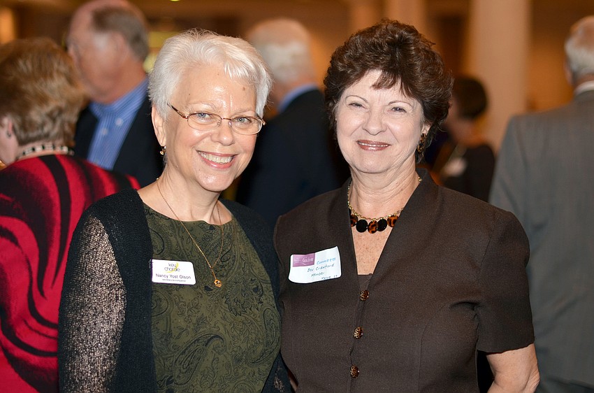 Nancy Olson and Bev Crawford