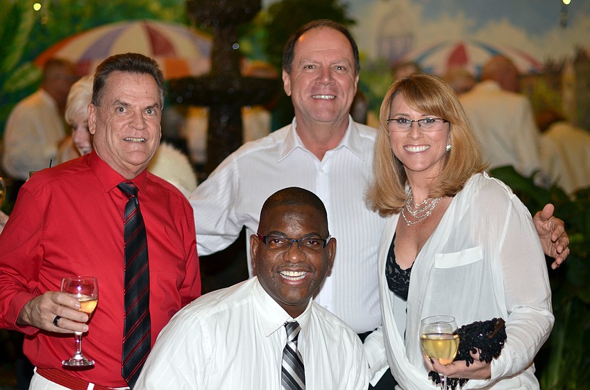 Don Russell, Jonathan Woods, Ralph Moore and Christina Miller