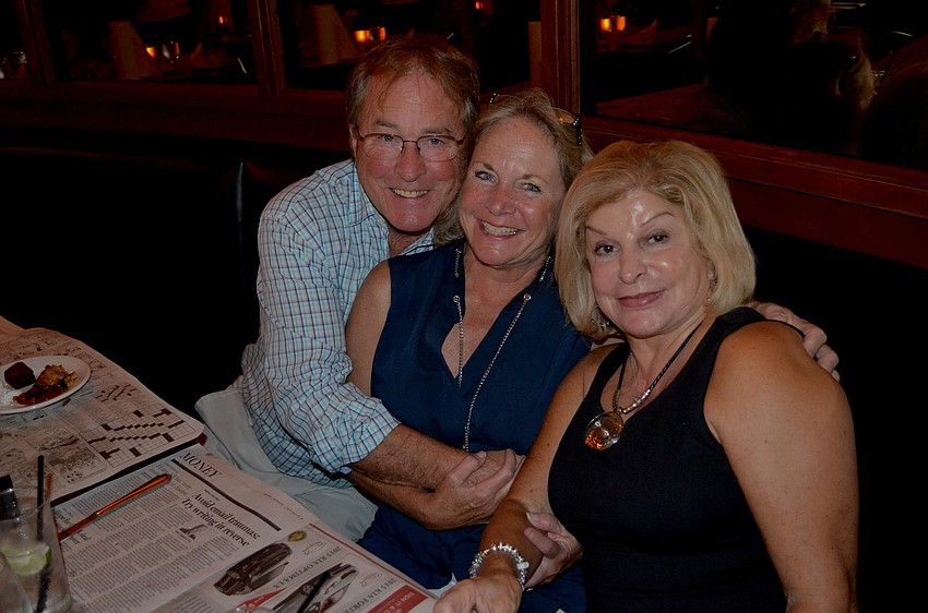 Ford and Bambi Utton enjoy dinner and time with friends, such as Marie Butler.