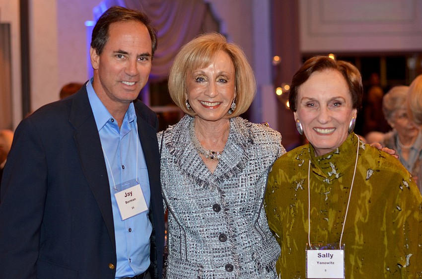 Jay Berman, Barbara Simon and Co-Chair Sally Yanowitz