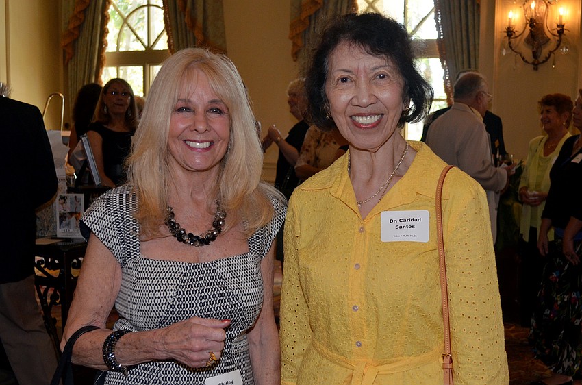 Shirley Fisher and Dr. Caridad Santos