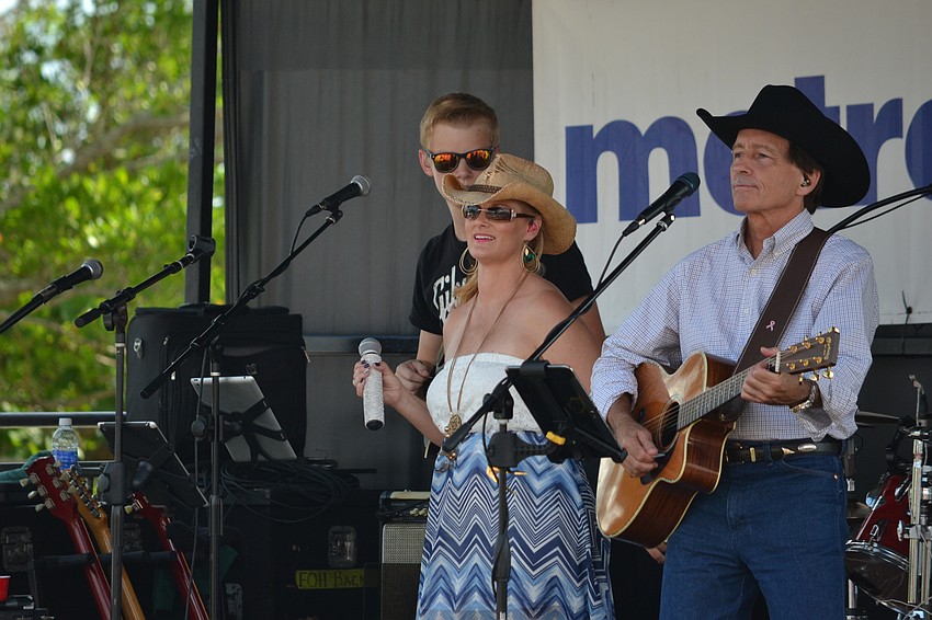 Kim Betts and the Gamble Creek Band performed for guests at Friday Fest.