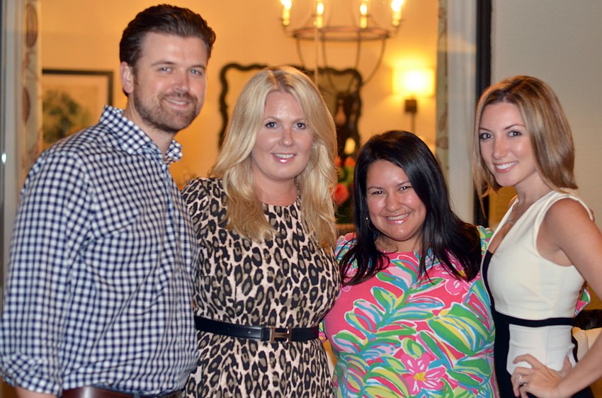 Danny and Fondren Watts with Kelsey Alholm and Nicole Mei