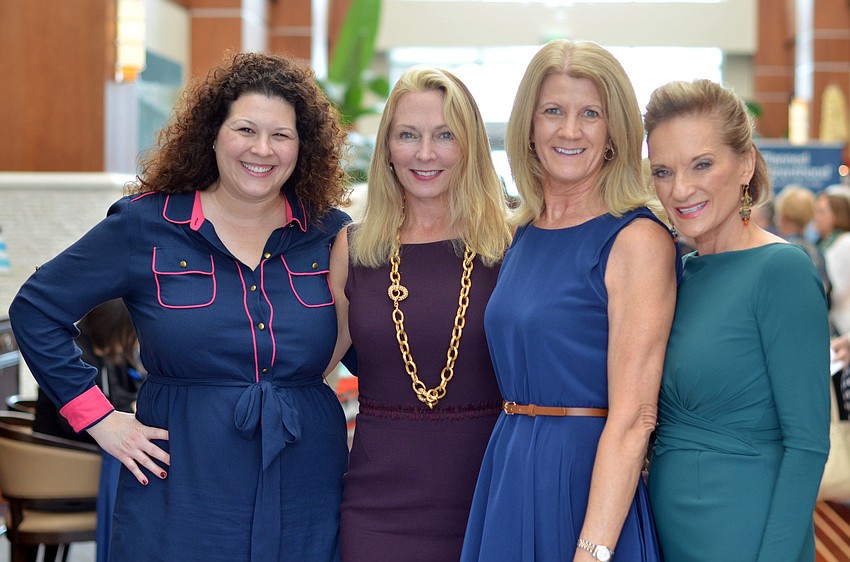 Co-Chairs Bianca Lawrence, Allison Scanlan and Laura Proctor with Barbara Zdravecky