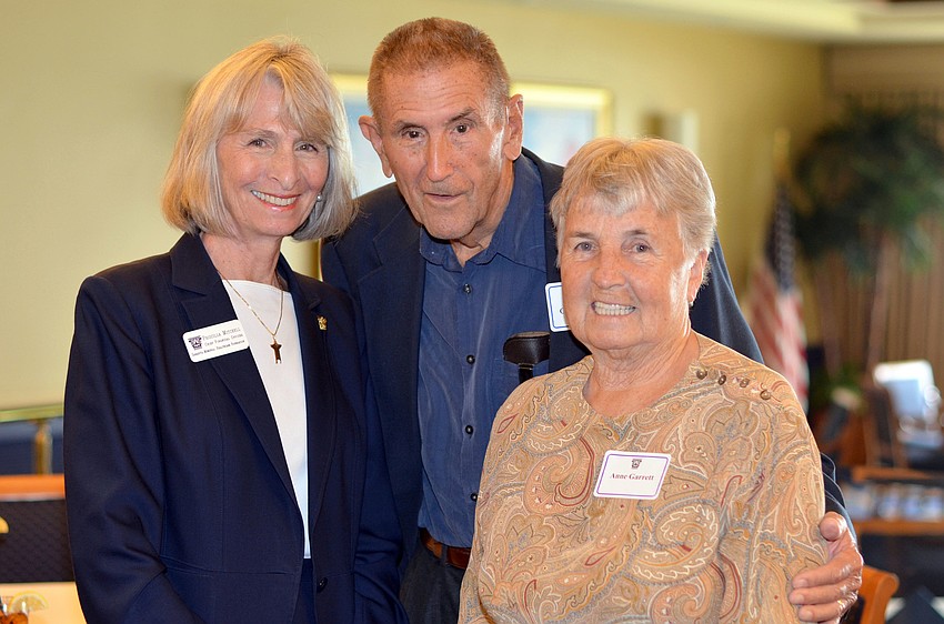 Priscilla Mitchell with Cope and Anne Garrett