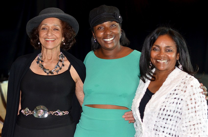 Lota Mushaw, Tomeika Koski and Charmaine Downie