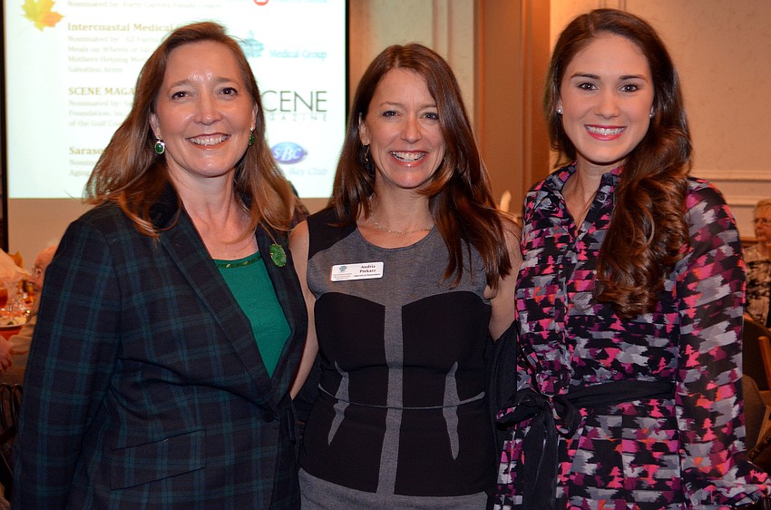 Christine Johnson, Andria Piekarz and Kelly Baldwin