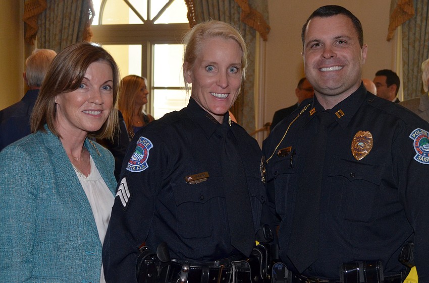 Christine Goodall, Lori Jaress and Pat Robinson