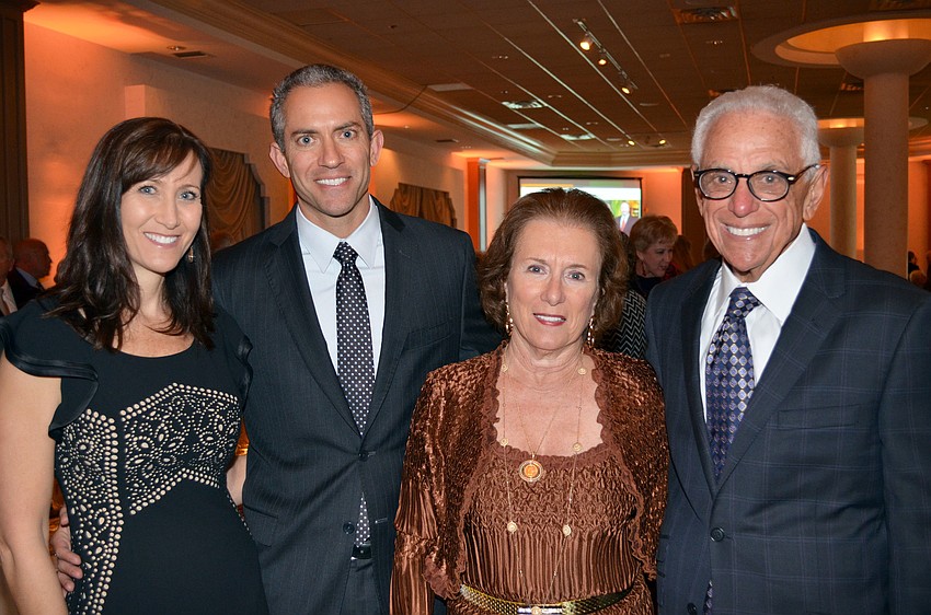 Stacy and Ben Hanan with Sandra and Dr. Lewis Hanan