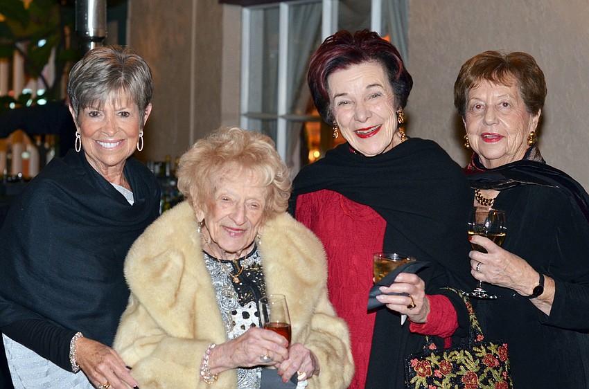 Judy Vigder, Florence Katz, Charlene Carstens and Shirley Fein