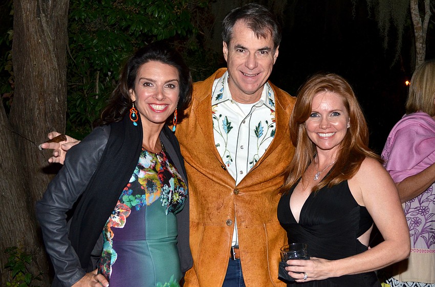 Aimee and Chris Cogan with Kristan Hamill