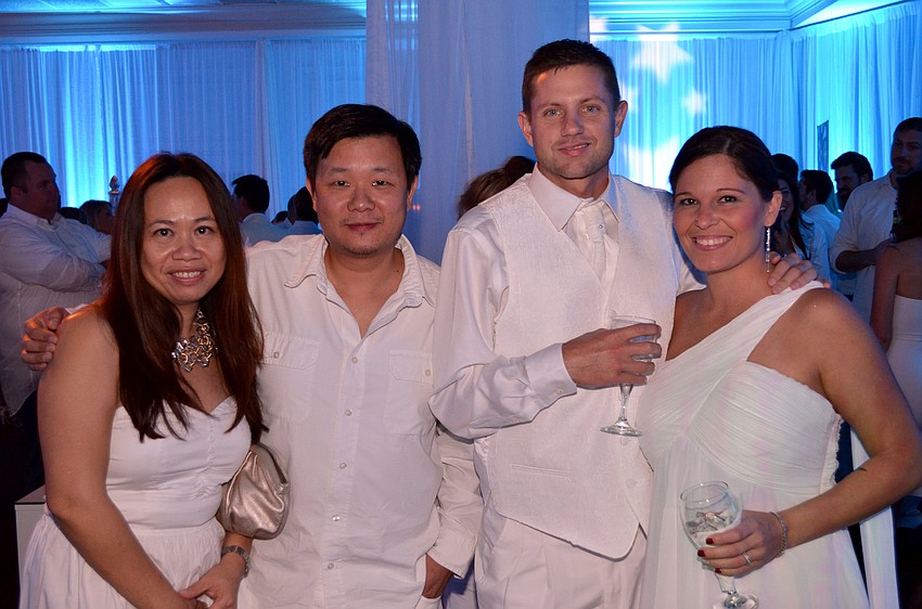Natalie and Roy Fung with Justin Hessinger and Leah Patten