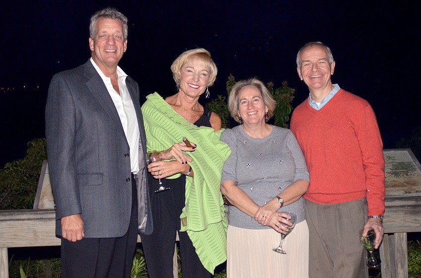 Bob and Sandy Keir with Julie and Brock Leach