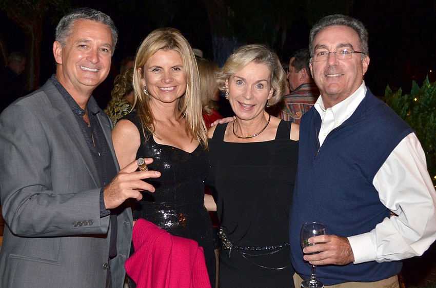 John and Susie Pelton with Susan and Brandt Tefft