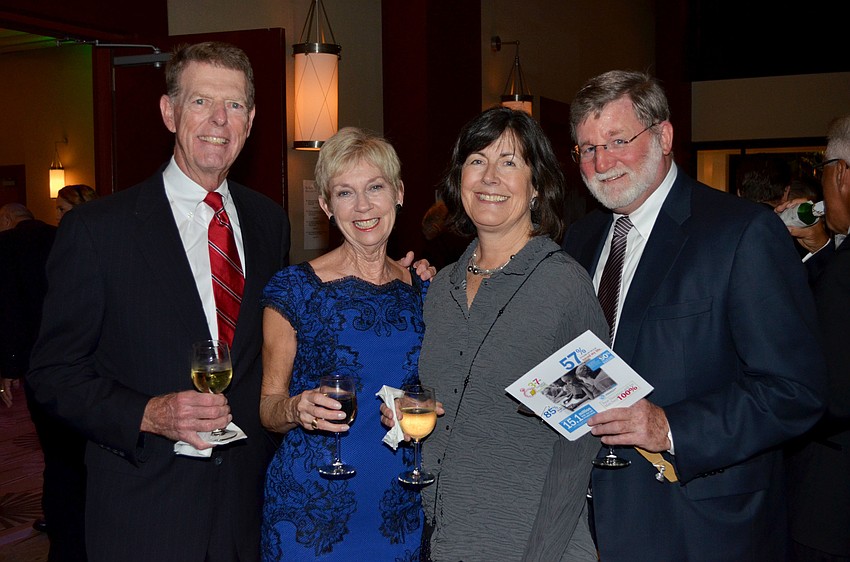 Dave and Donna Bewley with Lydia and Roger Miles