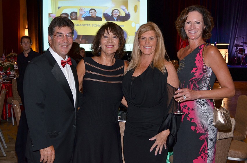 Joe and Laura Esposito with Kathy Anthony and Dena Prose