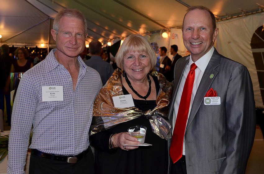Keith Kropp, Bonnie Cummings and Co-Chair Randell Johnson