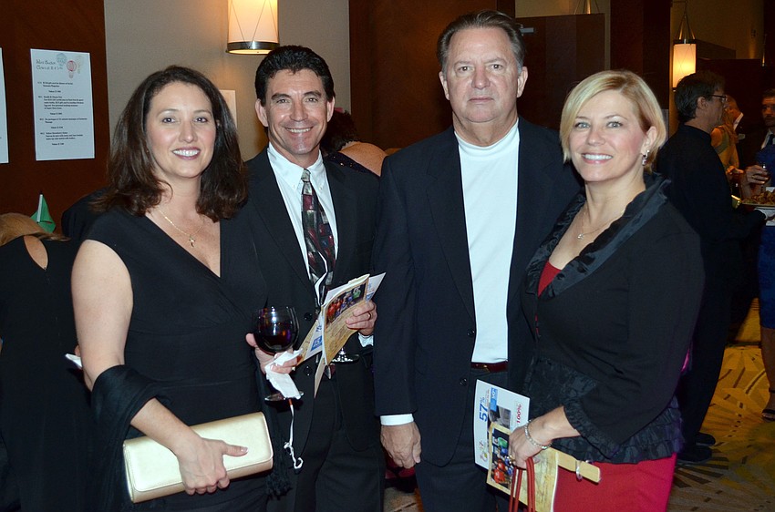Barbara and Brian Palmer with John Fain and Angela Massaro-Fain