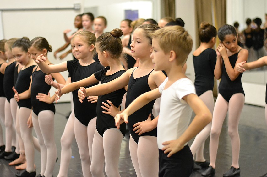 Campers rehearse a number from 