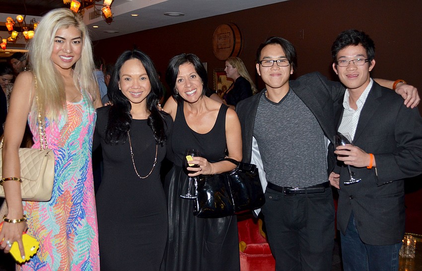 Patra Jordan, Ann Senenoi, Assunta Swier, Alek Senenoi and Kiag Sava