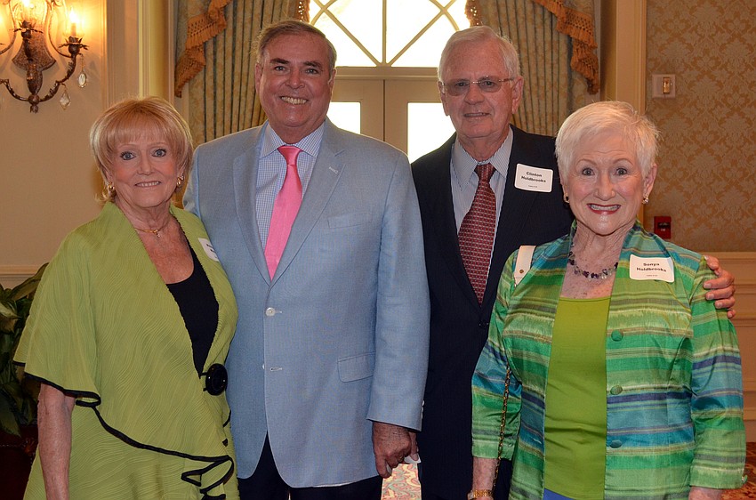 Maureen and Bernie Walsh with Clinton and Sonya Holdbrooks