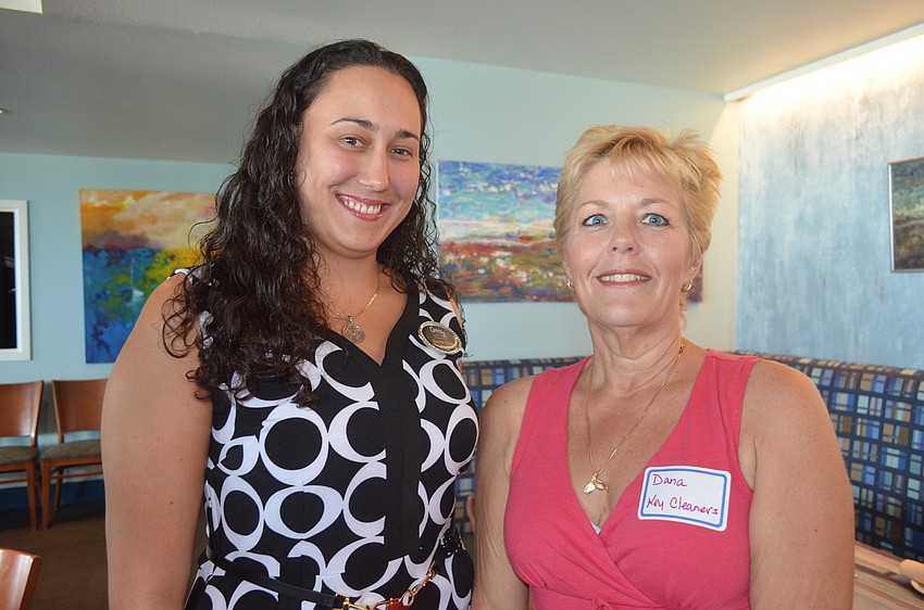 Aurora Kane, of Century 21, and Dana Porterfield, of Key Cleaners