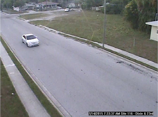 The Sarasota Police Department provided this image of the vehicle involved in this morning's suspicious incident.