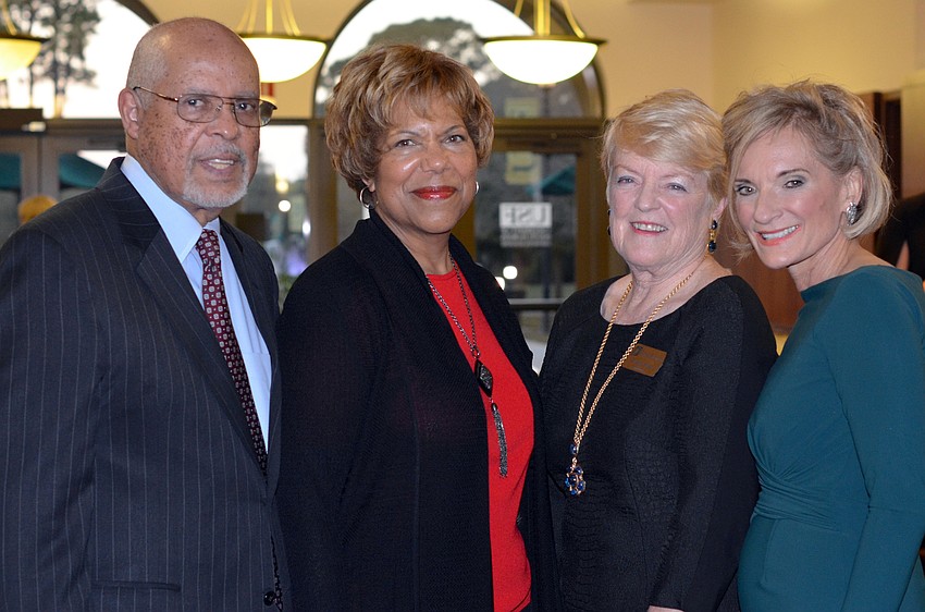 Special guests The Hon. James. A Joseph and Mary Braxton-Joesph, Carolyn Johnson and Barbara Zdravecky