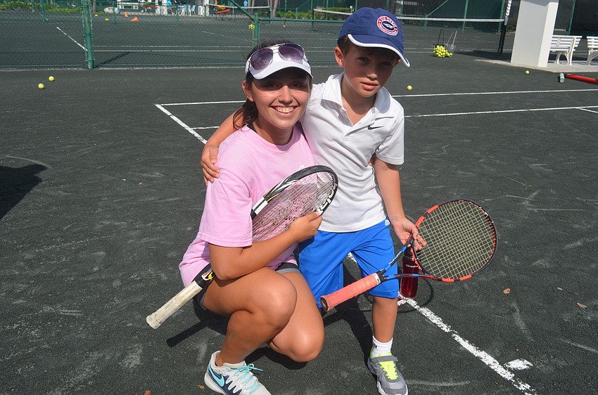 Coach Katelinn Wurm and Santiago Fuentes, 8