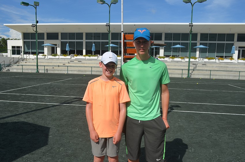 Adam Kennedy, 11, and Steve Stanczuk, 14