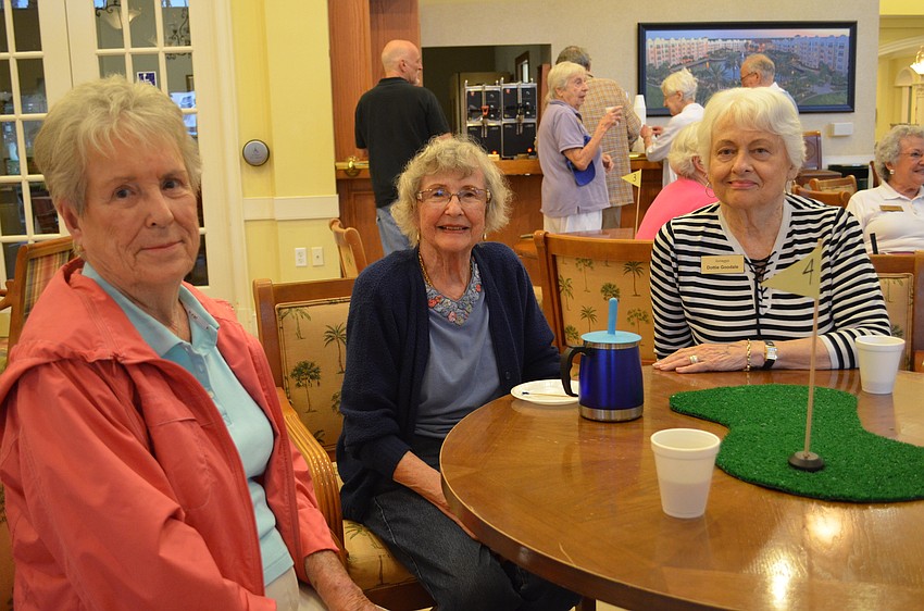 Judy Dell, Margaret Heiges and Dottie Goodale