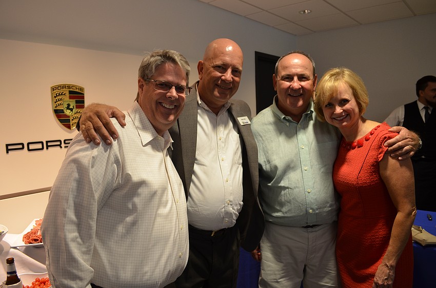 Stanley Eding, Steve Altier with Bernie and Jayna Hamel
