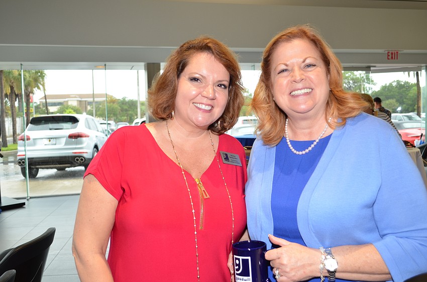 Vice President of the Goodwill Foundation Veronica Brandon Miller and Lisa Eding