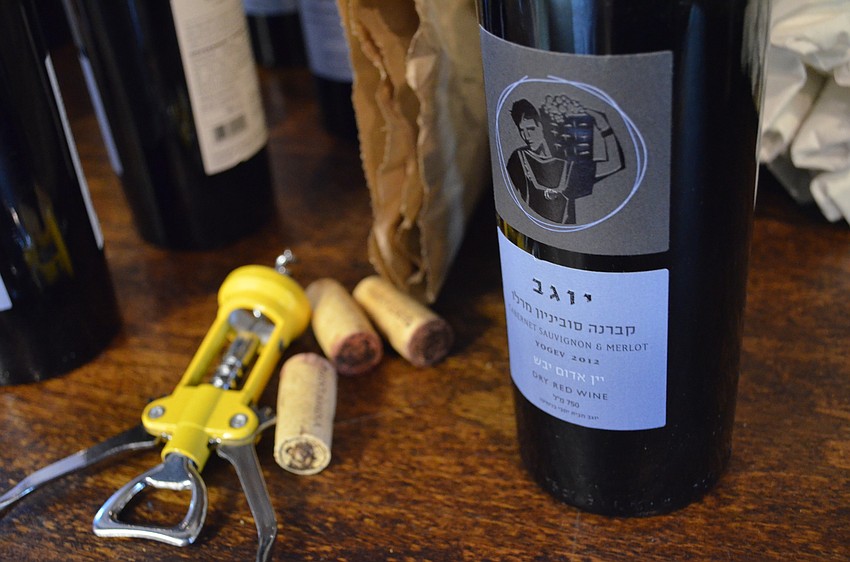 Wines for the evening were blends of Binyamina Yogev Wines that are from Israel.