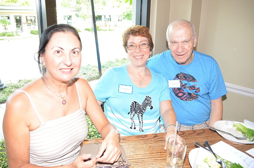 Sylvia Saba with Wendy and Conrad Wicks