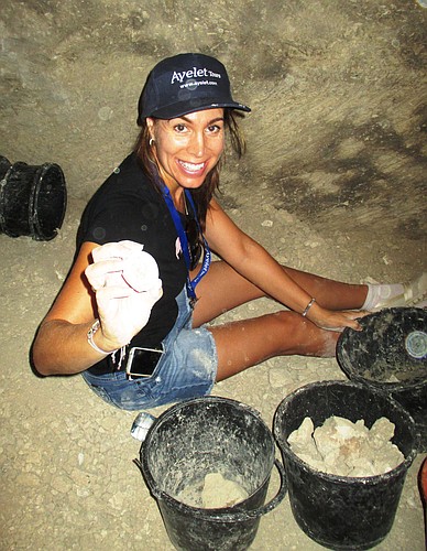 Courtesy photo. Marni Mount participated in an archaeological dig in the Beit Guvrin caves outside of Jerusalem.