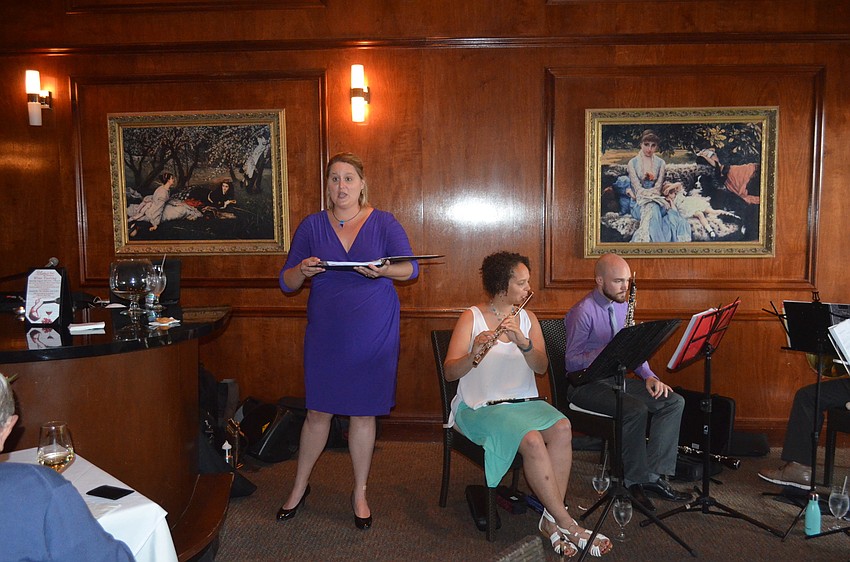 Soprano Katie Dukes, flutist Alice Jones and oboist Zach Pulse