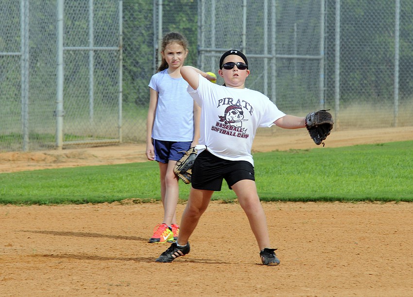 Nine-year-old Kylie Huffman enjoyed participating in this year’s camp.