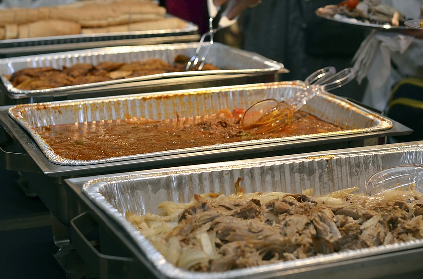 Guests enjoyed a buffet of Cuban food at Art Center Sarasota’s “Noche Cubana.”