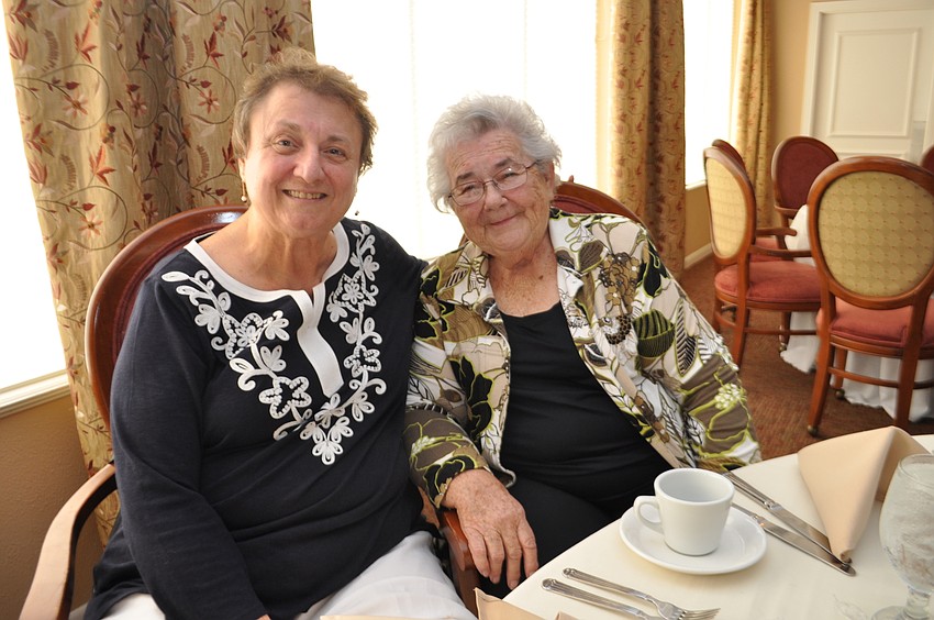 Palm-Aire's Judith Ragona brings her friend, Carol Zabatinksy.