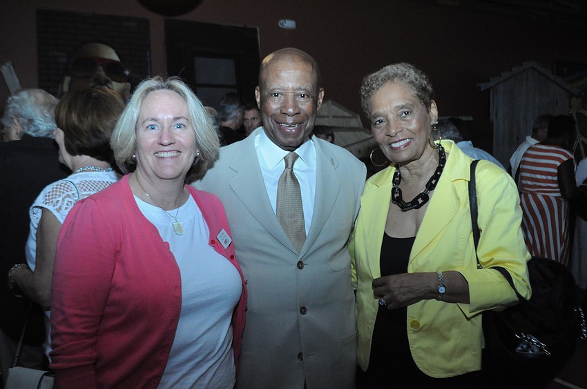 Julie Leach with Bernard and Lois Watson